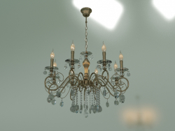 Pendant chandelier Ravenna 10104-8 (antique bronze-clear crystal)