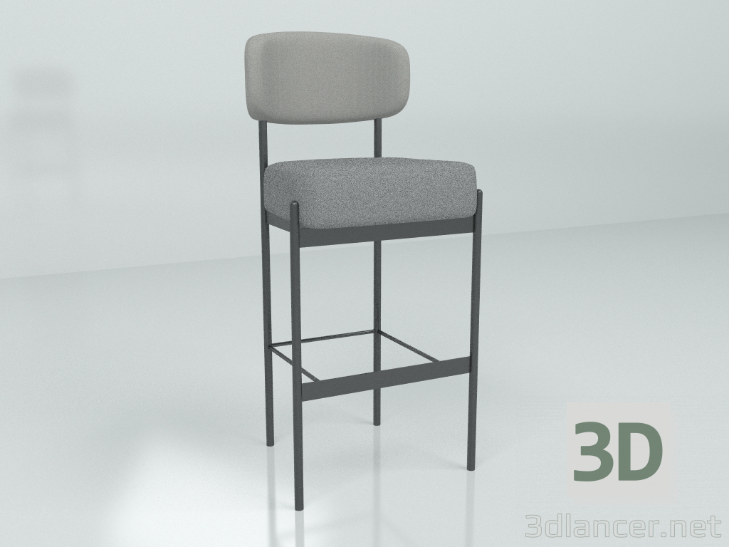 3d model Taburete alto 44° – 10° MODENA (107) - vista previa