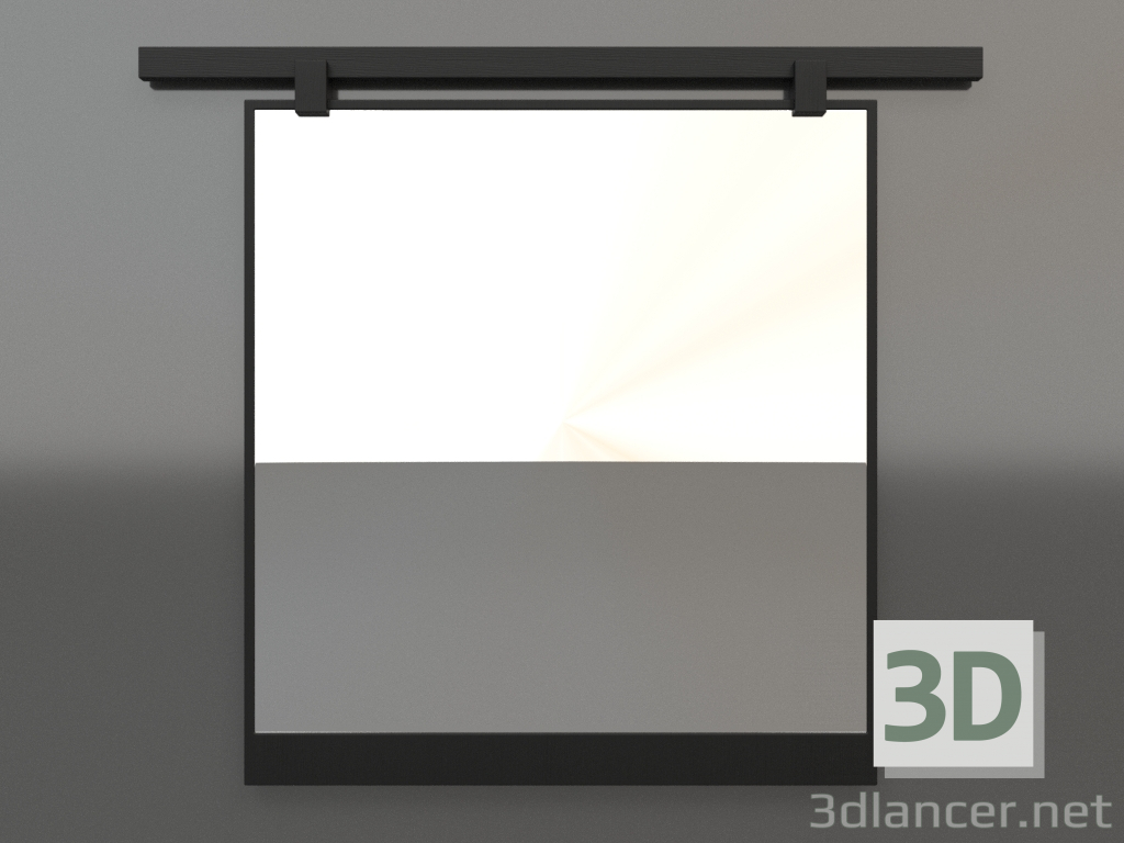 3d model Espejo ZL 13 (800х700, madera negra) - vista previa