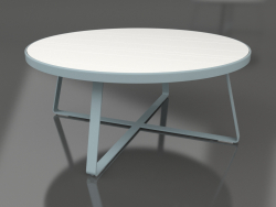 Mesa de comedor redonda Ø175 (DEKTON Zenith, Azul grisáceo)