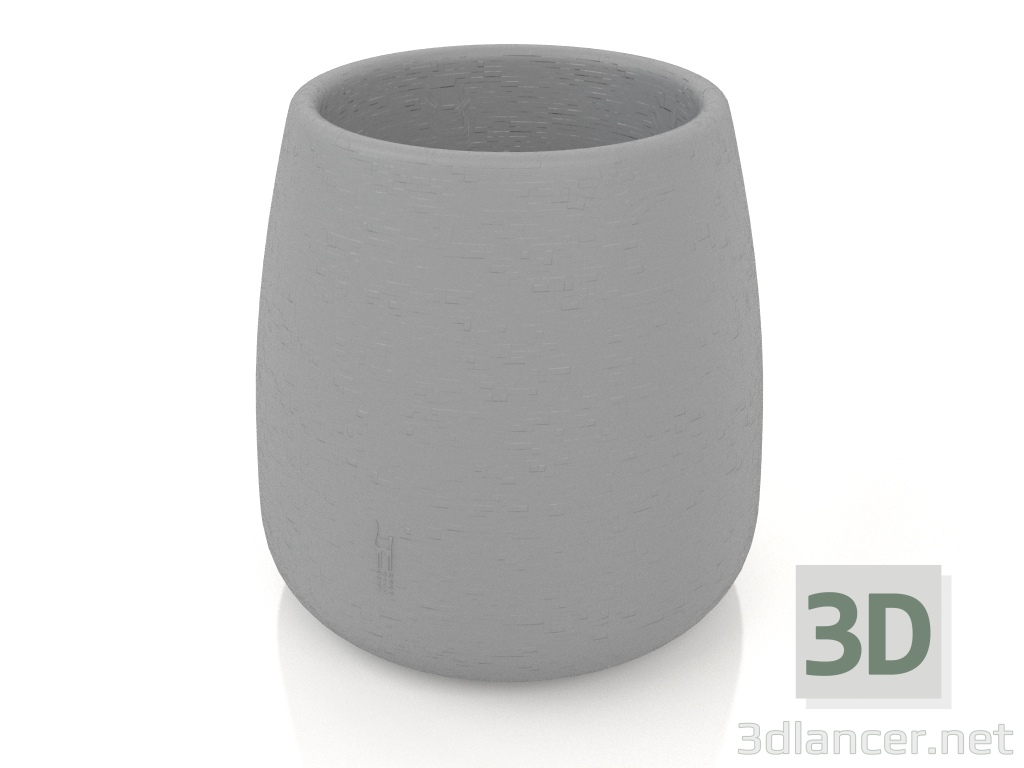 3d model Plant pot 1 (Anthracite) - preview