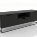 modèle 3D Meuble TV 1500 mm (noir RAL 9005) - preview