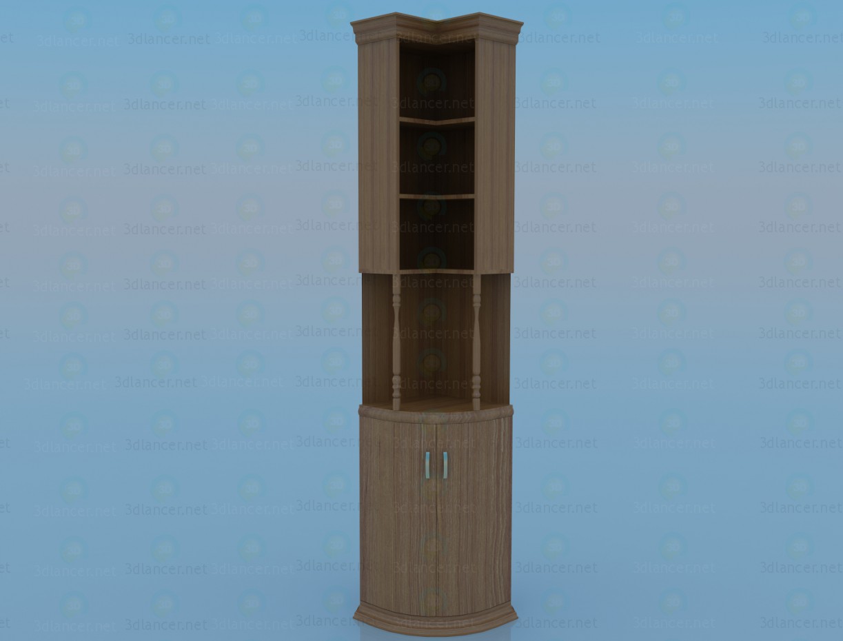 3d model Corner cabinet - preview