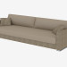 3D Modell Leder Sofa moderne Cassandra (280х100х75) - Vorschau