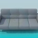 3d model Sofa - preview