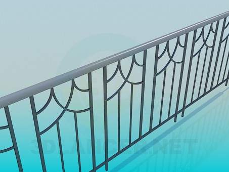 3d model Railing - preview