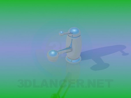 3d model grifo monomando - vista previa