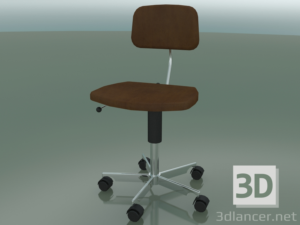 3d model Silla tapizada de cuero (2534-В) - vista previa