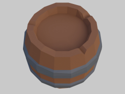 wooden barrel