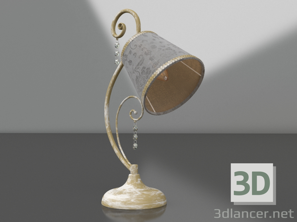 Modelo 3d Candeeiro de mesa Lorette (FR2406-TL-01-WG) - preview