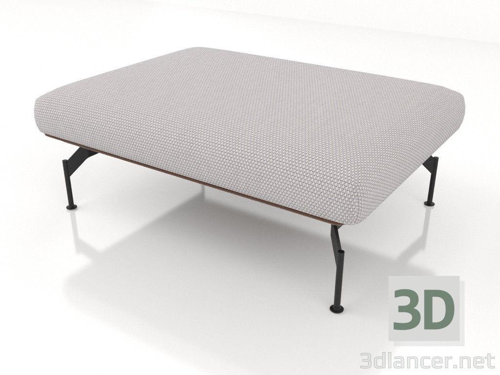 3D Modell Pouf 110 (Lederpolsterung außen) - Vorschau