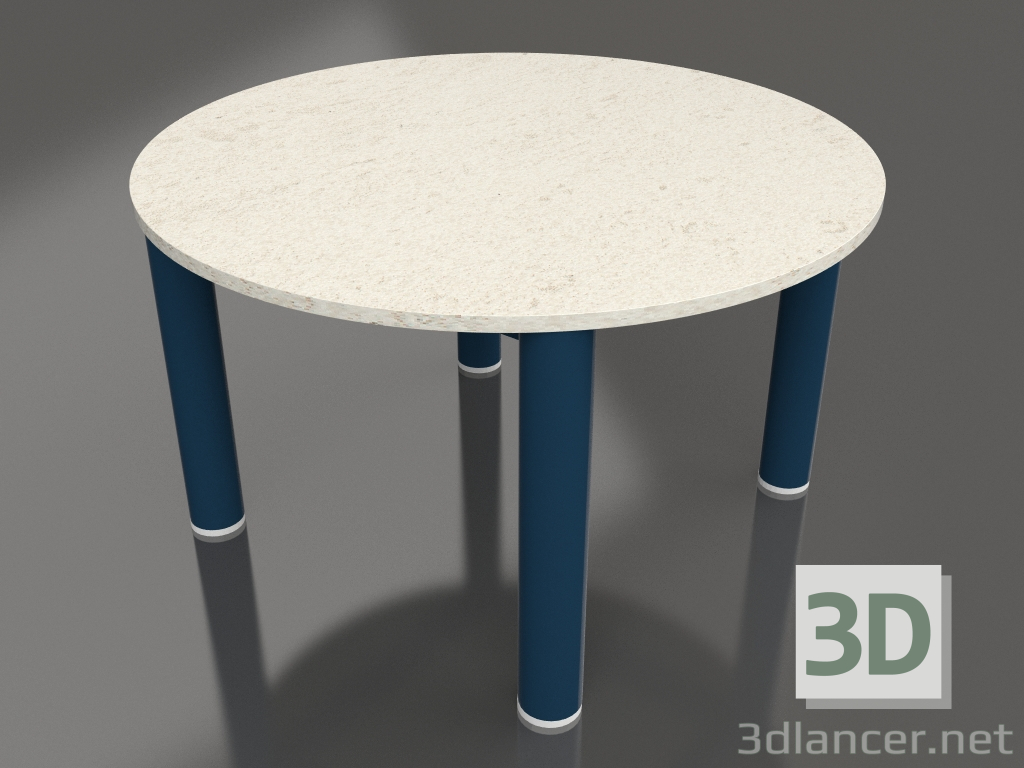 3d модель Стол журнальный D 60 (Grey blue, DEKTON Danae) – превью