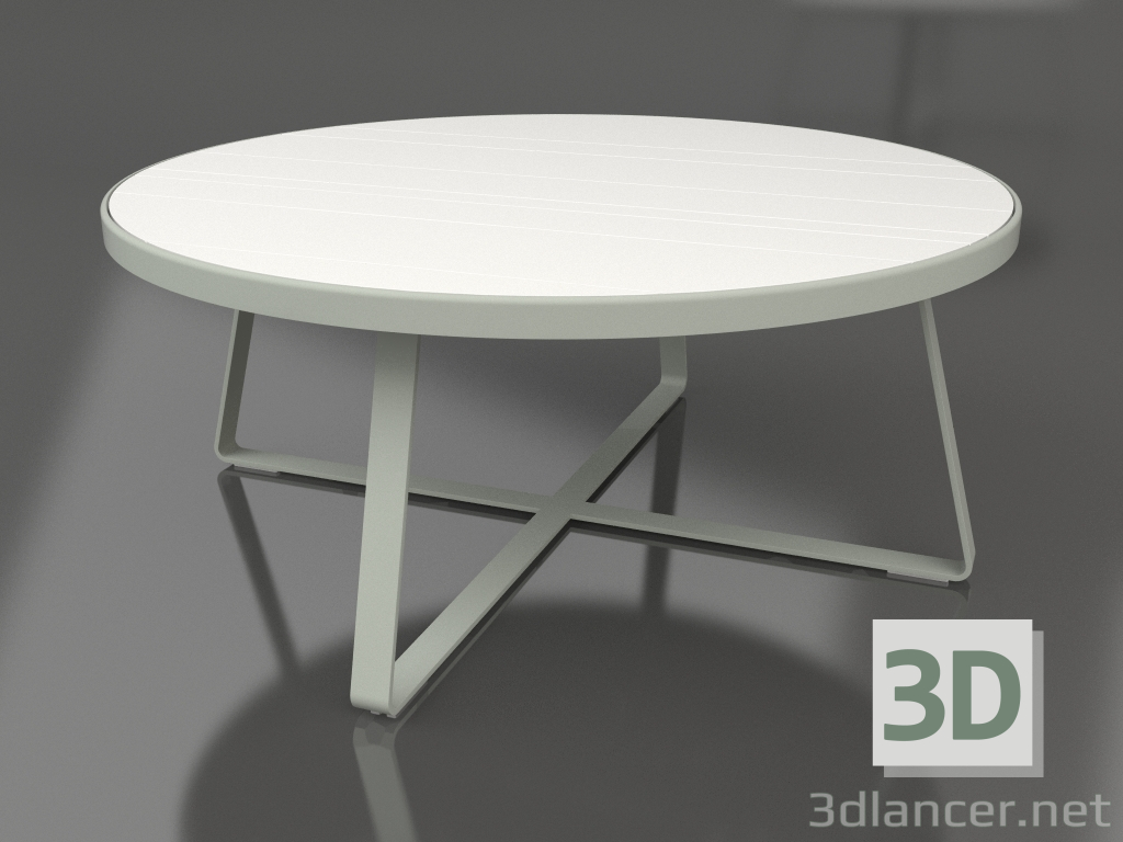 3D Modell Runder Esstisch Ø175 (DEKTON Zenith, Zementgrau) - Vorschau