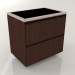 3d model Large induction hob and drawers 90 cm - preview