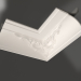 modèle 3D Corniche de plafond en plâtre KLU 031 2 (130x217x350x350) - preview