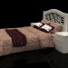 Cama de diseño floral con cabecera Mobax-5198844 3D modelo Compro - render