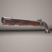 3d Кремниевый пистоль. Flintlock pistol. модель купить - ракурс