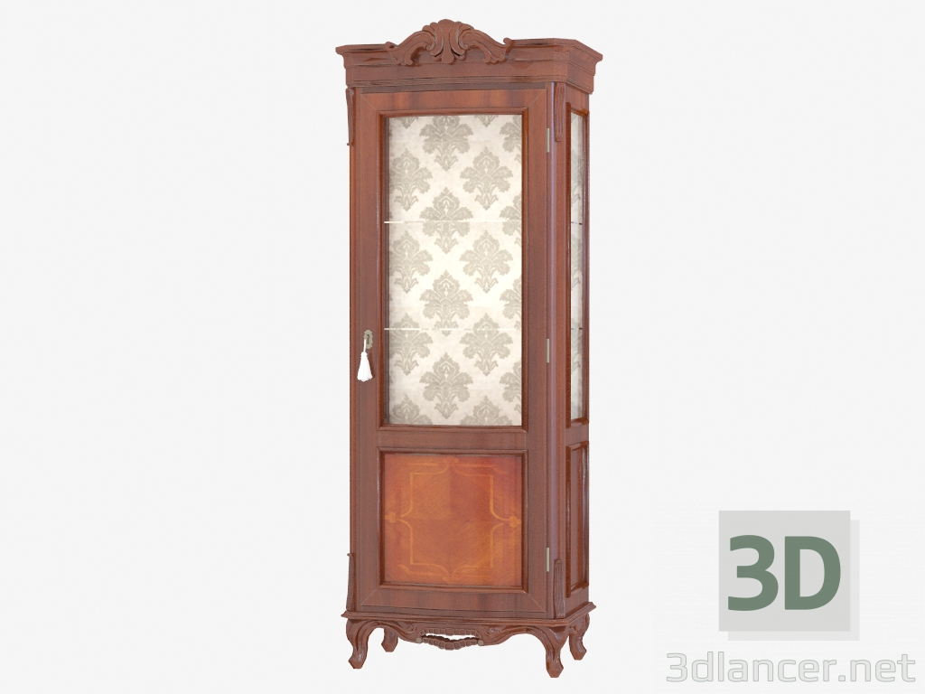 3d model Single-door showcase DG101DX - preview