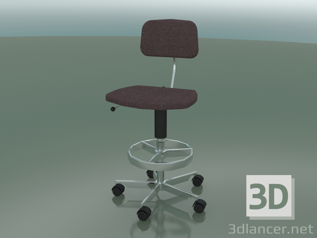 modello 3D Sedia imbottita (2534-С) - anteprima