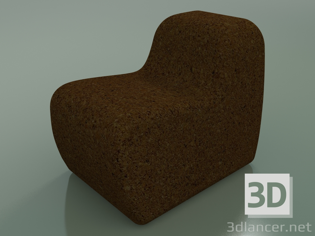 3d model Sillón de corcho (05) - vista previa