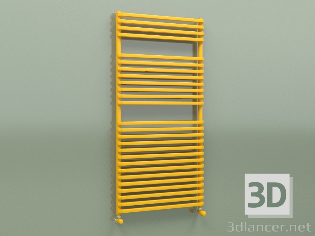 3d модель Полотенцесушитель NET (1200x600, Melon yellow - RAL 1028) – превью