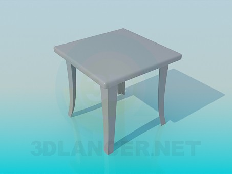 3D modeli Eğri ayaklı tezgah - önizleme