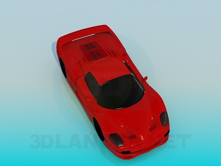 modèle 3D Voiture de sport - preview