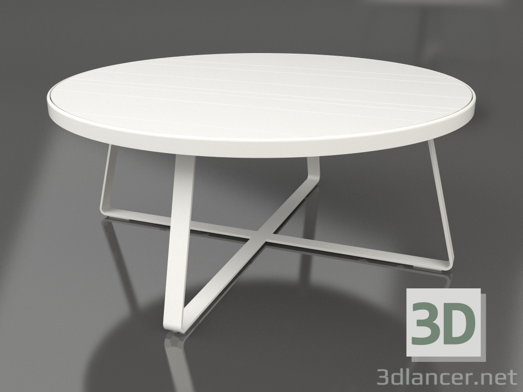 3d model Mesa de comedor redonda Ø175 (DEKTON Zenith, gris ágata) - vista previa