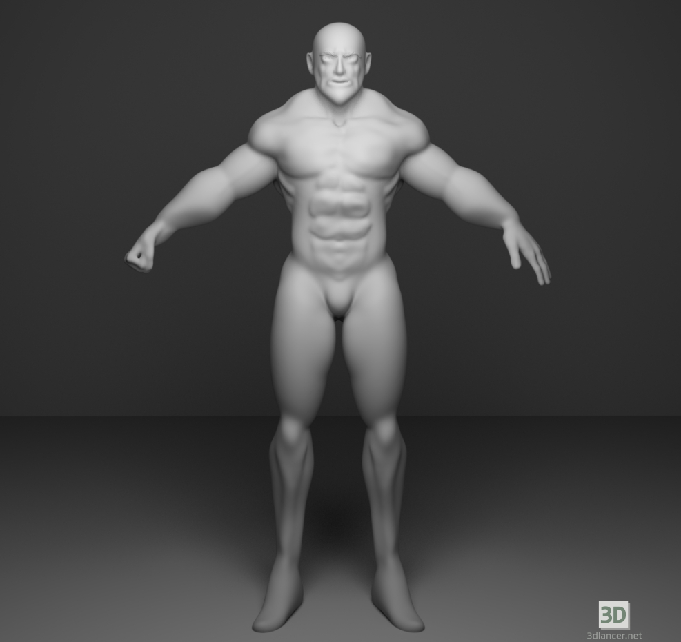 modèle 3D Bodybuilder - preview