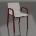 3d model Silla de comedor (rojo vino) - vista previa