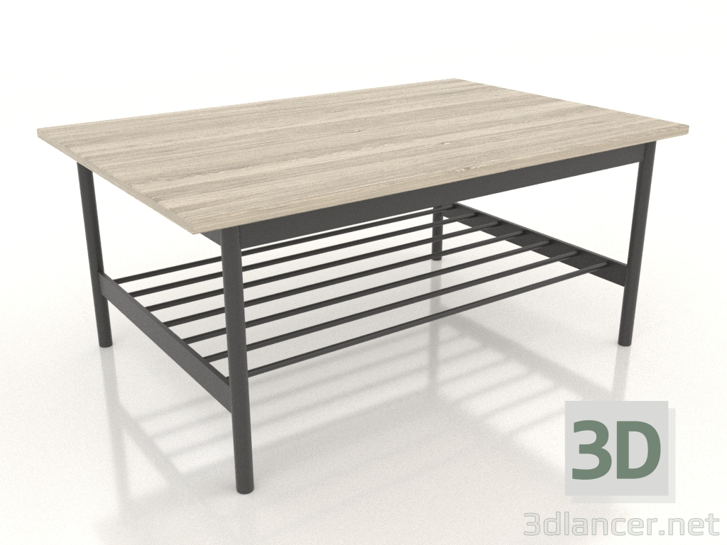 modèle 3D Table basse (chêne éclairé) - preview