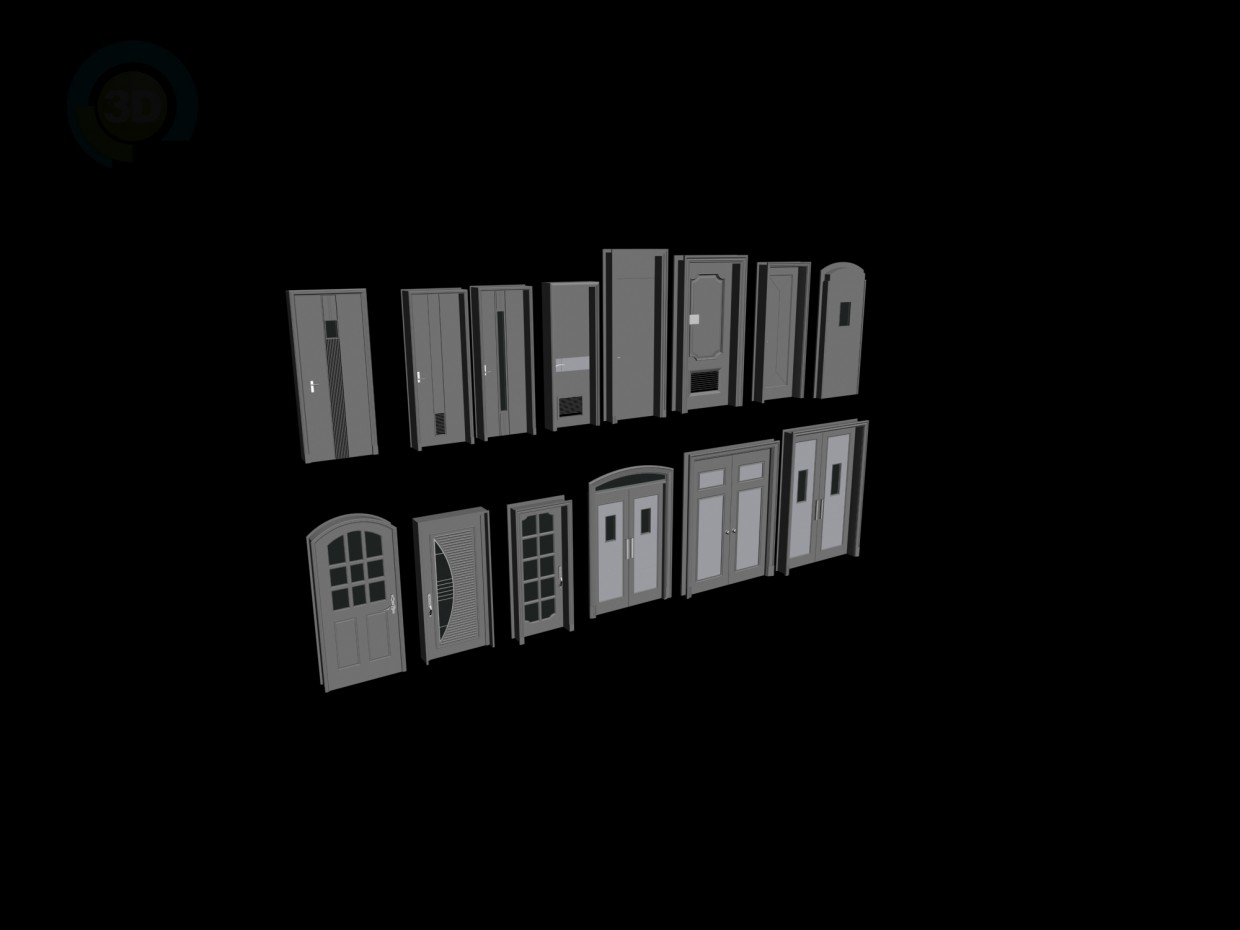 3d model Puerta - vista previa