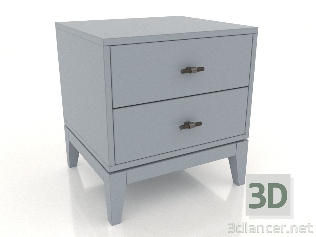 3d model Mesilla de noche STAND 450 mm (RAL 7001) - vista previa