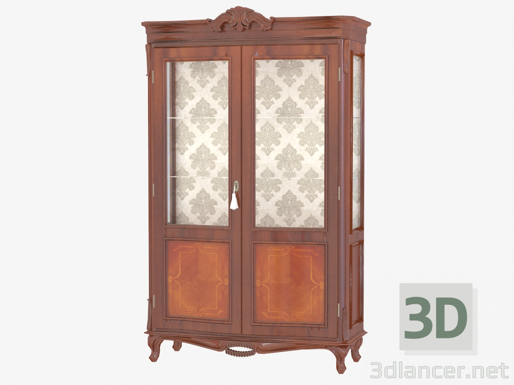 3D Modell Vitrine zweitürigen DG105 - Vorschau