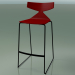 3d model Taburete de bar apilable 3704 (rojo, V39) - vista previa