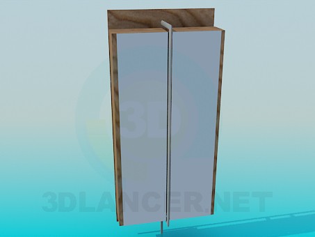 3D Modell Garderobe - Vorschau