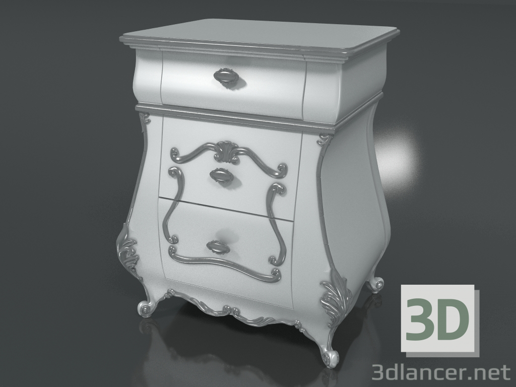 Modelo 3d Mesa de cabeceira (art. 11211) - preview