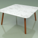 3d model Mesa de centro 011 (Metal Rust, Carrara Marble) - vista previa