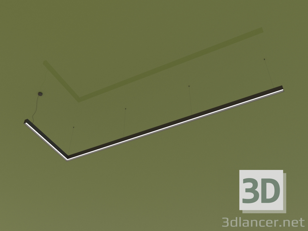 3d model Luminaria ANGLE PLUS (3370x1000 mm) - vista previa