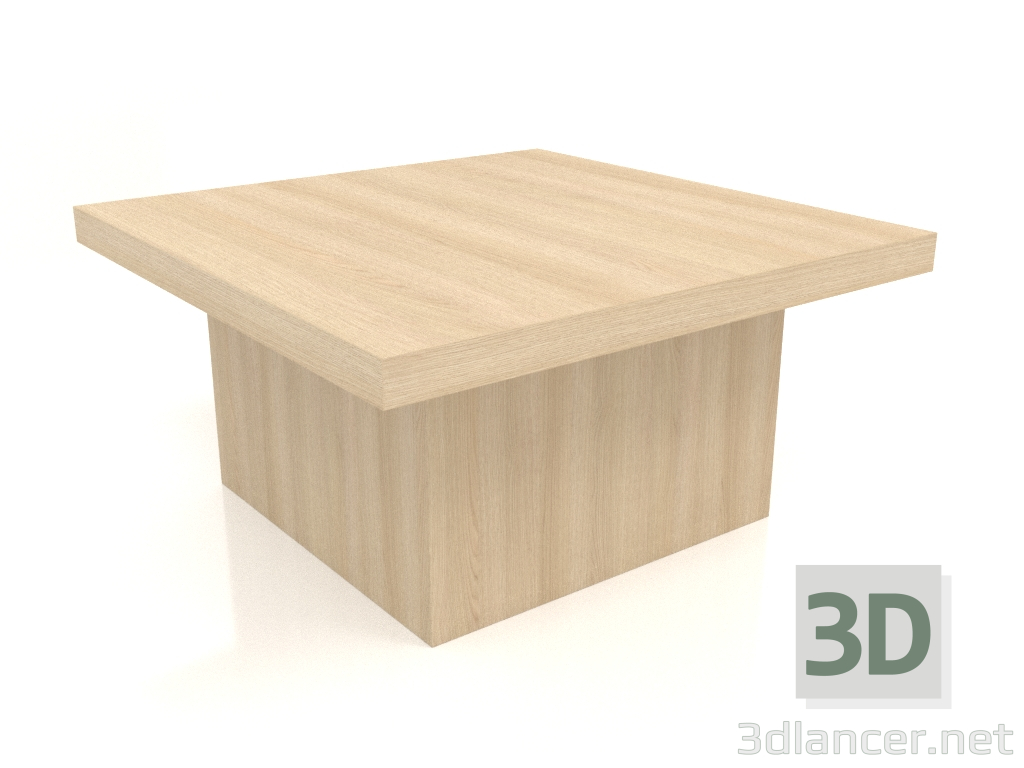 3D Modell Couchtisch JT 10 (800x800x400, Holz weiß) - Vorschau