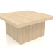 modello 3D Tavolino JT 10 (800x800x400, legno bianco) - anteprima