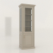 Modelo 3d Vitrine de uma porta (Pastel) - preview