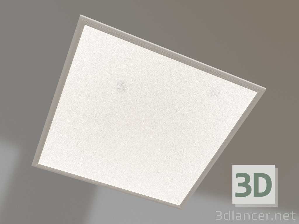 3d модель Светильник DL-TITAN-S600x600-40W White6000 (WH, 120 deg, 230V) – превью