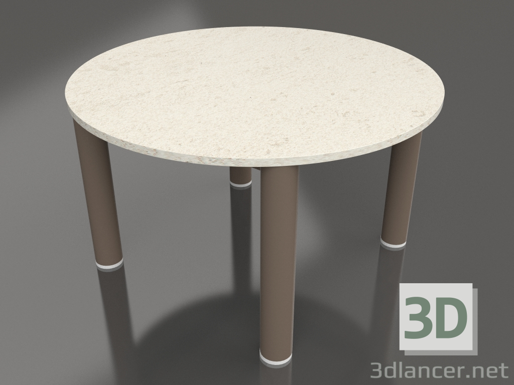 Modelo 3d Mesa de centro D 60 (Bronze, DEKTON Danae) - preview