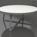 3d model Mesa de comedor redonda Ø175 (DEKTON Zenith, Antracita) - vista previa