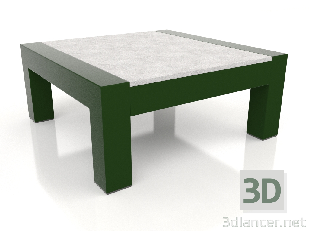 3D Modell Beistelltisch (Flaschengrün, DEKTON Kreta) - Vorschau