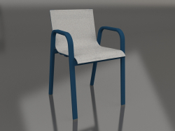 Chaise de salle à manger (gris bleu)