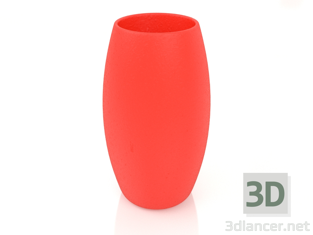 3d model Maceta 2 (Roja) - vista previa