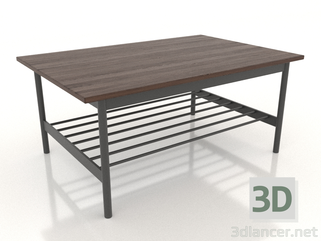 3d model Mesa de centro (nogal oscuro) - vista previa