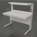 modello 3D Tavolo da laboratorio con ripiano 1200 CM 700 - anteprima